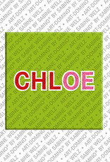 MAGNET-STORIES Chloe - Magnet with the name Chloe