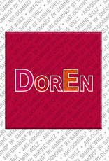 MAGNET-STORIES Doren - Magnet with the name Doren