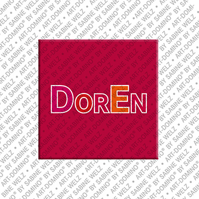 MAGNET-STORIES Doren - Magnet mit dem Vornamen Doren