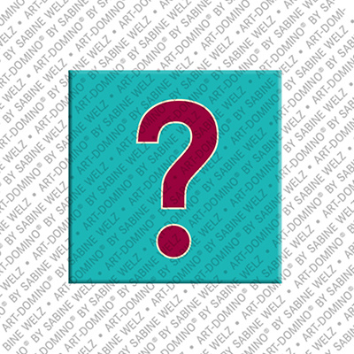 MAGNET-STORIES Question Mark - Magnet with Motif Question Mark