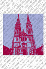 ART-DOMINO® BY SABINE WELZ Zagreb - Cathedral of Santa Maria Aunta