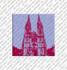 ART-DOMINO® BY SABINE WELZ Magnet - Croatia - Zagreb - 01