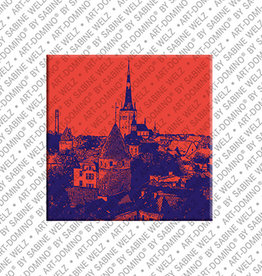 ART-DOMINO® BY SABINE WELZ Magnet - Estonia - Tallinn - 05