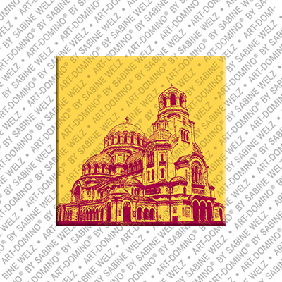 ART-DOMINO® BY SABINE WELZ Sofia - Alexander‘s Cathedral