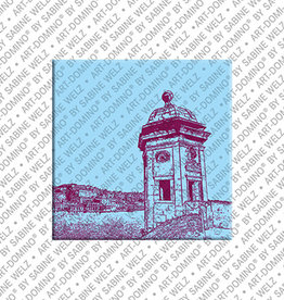 ART-DOMINO® BY SABINE WELZ Magnet - Malta - Valletta - 01