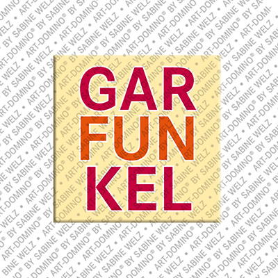 ART-DOMINO® BY SABINE WELZ Garfunkel - Magnet with the name Garfunkel