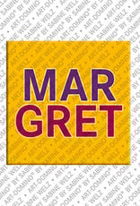 MAGNET-STORIES Margret - Magnet with the name Margret