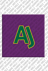 MAGNET-STORIES AJ - Magnet with the name AJ