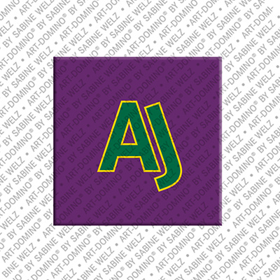 MAGNET-STORIES AJ - Magnet with the name AJ