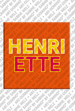 MAGNET-STORIES HENRIETTE - Magnet mit dem Vornamen HENRIETTE