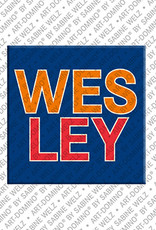 MAGNET-STORIES WESLEY - Aimant avec le nom WESLEY