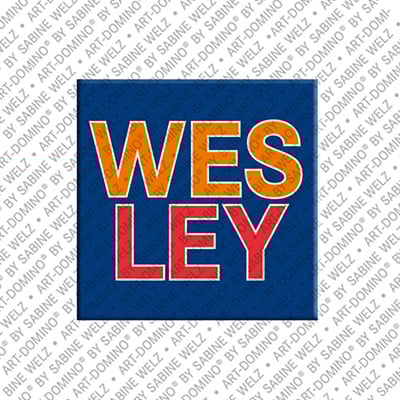 MAGNET-STORIES WESLEY - Magnet mit dem Vornamen WESLEY