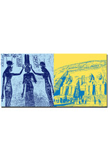 ART-DOMINO® BY SABINE WELZ Egypte - Hathor Tempel-Relief-Nefertari + Abu Simbel-Tempelanlage für Ramses II-b