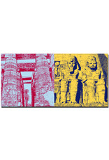 MAGNET-STORIES Egypt - Luxor: Karnak-Tempelanlage Säulenhalle + Abu Simbel- Tempelanlage für Ramses II-d