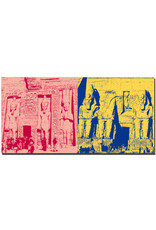 ART-DOMINO® BY SABINE WELZ Egypte - Abu Simbel-Hathor-Tempel f. Nefertari/Eingang + Abu Simbel- Großer Tempel zum Ruhm Ramses II-c