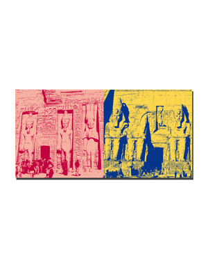 MAGNET-STORIES Ägypten - Abu Simbel-Hathor-Tempel f. Nefertari/Eingang + Abu Simbel- Großer Tempel zum Ruhm Ramses II-c