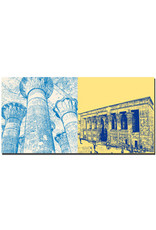 ART-DOMINO® BY SABINE WELZ Egypte - Esna - Chnum-Tempel-Säulenhalle mit den Schöpfungstheorien + Esna - Chnum-Tempel