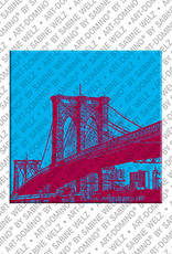 ART-DOMINO® BY SABINE WELZ New York – Brooklyn Bridge - 1