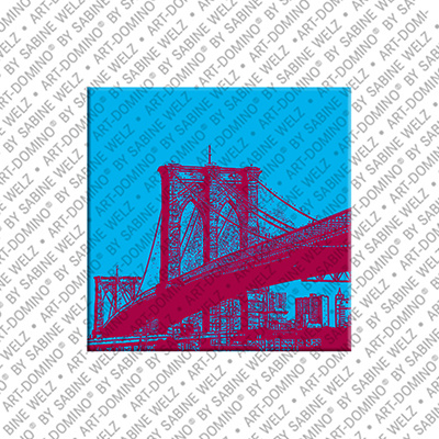 ART-DOMINO® BY SABINE WELZ New York – Brooklyn Bridge - 1