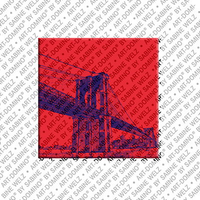 ART-DOMINO® BY SABINE WELZ New York – Brooklyn Bridge - 2