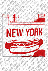 MAGNET-STORIES New York – NYC Hot Dog