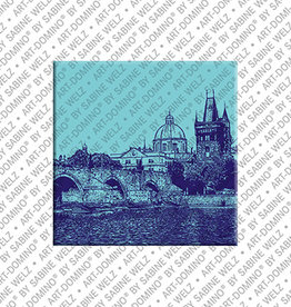 ART-DOMINO® BY SABINE WELZ Magnet - République tchèque - Prague - 04