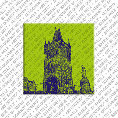 ART-DOMINO® BY SABINE WELZ Prag – Altstädter Brückenturm 1