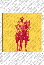 ART-DOMINO® BY SABINE WELZ Darmstadt – Reiterdenkmal Ludwig IV.