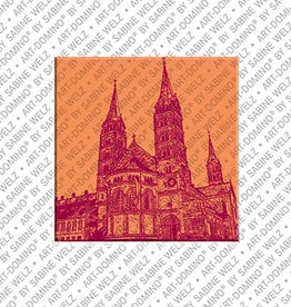 ART-DOMINO® BY SABINE WELZ Aimant - Allemagne - Bamberg - 08