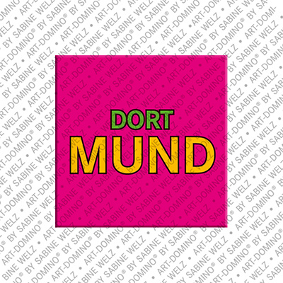 ART-DOMINO® BY SABINE WELZ Dortmund – Schriftzug