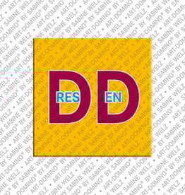 ART-DOMINO® BY SABINE WELZ Aimant - Allemagne - Dresden - 00