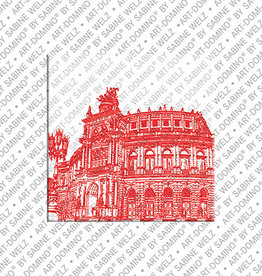 ART-DOMINO® BY SABINE WELZ Aimant - Dresden - 02