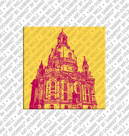 ART-DOMINO® BY SABINE WELZ Aimant - Dresden - 03