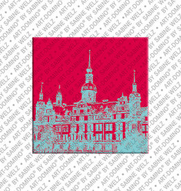 ART-DOMINO® BY SABINE WELZ Magnet - Dresden - 08