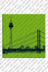MAGNET-STORIES Düsseldorf – Rheinkniebrücke und Rheinturm