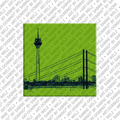 MAGNET-STORIES Düsseldorf – Rheinkniebrücke und Rheinturm
