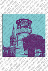 ART-DOMINO® BY SABINE WELZ Düsseldorf – Alter Schlossturm