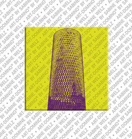 ART-DOMINO® BY SABINE WELZ Magnet - Frankfurt - 19