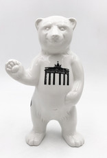 ART-DOMINO® BY SABINE WELZ Ours en porcelaine de Berlin - With Berlin Tattoos