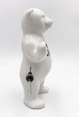 ART-DOMINO® BY SABINE WELZ Porcelain bear from Berlin - With Berlin Tattoos