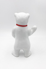 MAGNET-STORIES Ours en porcelaine de Berlin - Avec col rouge