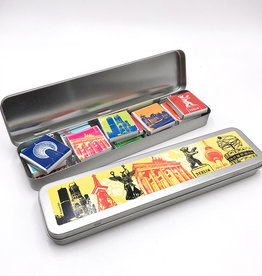 MAGNET-STORIES Chocolate with Berlin motifs in a metal tin