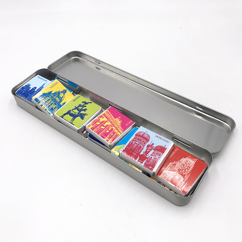 MAGNET-STORIES Chocolat aux motifs d'Allemagne dans une boîte métallique