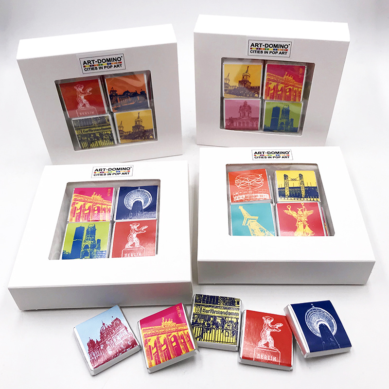 MAGNET-STORIES Schokolade mit Berlin-Motiven in Schachtel