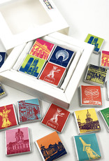 ART-DOMINO® BY SABINE WELZ Chocolate with Berlin motifs in a box