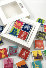 ART-DOMINO® BY SABINE WELZ Chocolate with Berlin motifs in a box