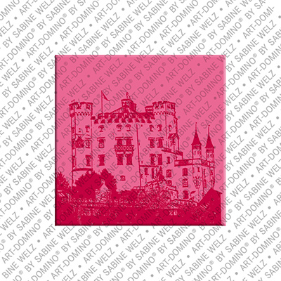 ART-DOMINO® BY SABINE WELZ Neuschwanstein – Schloss Hohenschwangau 1