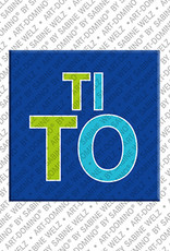 MAGNET-STORIES TITO - Magnet with the name TITO