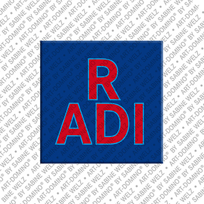 MAGNET-STORIES RADI - Aimant avec le nom RADI