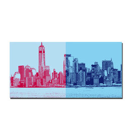 MAGNET-STORIES Picture on canvas - USA - New York - 9046